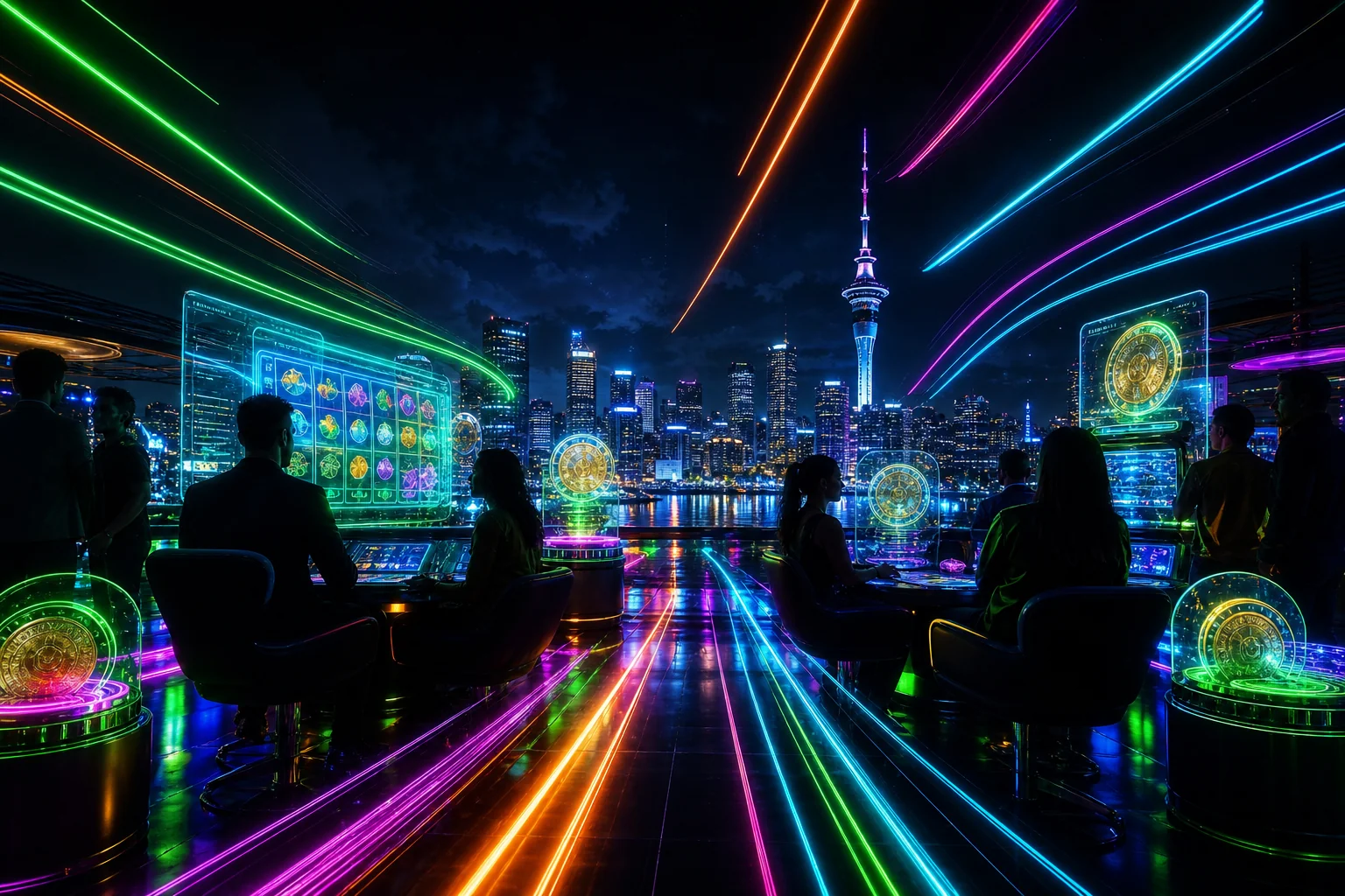GoTrendSale Social Casino futuristic entertainment hub for New Zealand players