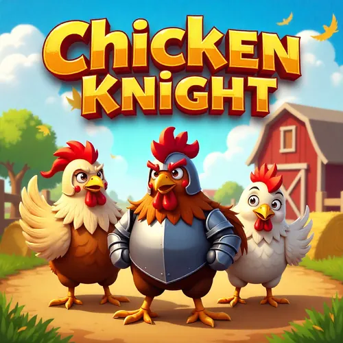 Chicken Knight social casino slot game preview