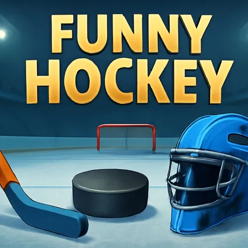 Funny Hockey social casino slot game preview